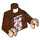 LEGO Reddish Brown Cosmo Kramer Minifig Torso (973 / 76382)