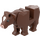 LEGO Reddish Brown Cow with White Patch on Head (64452 / 64646)