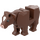 LEGO Brun rougeâtre Cow avec blanc Patch sur Diriger (64452 / 64646)