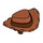 LEGO Brun rougeâtre Cow-boy Chapeau avec Band (49514 / 76803)