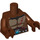 LEGO Reddish Brown Crug Torso (76382 / 88585)