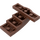 LEGO Brun rougeâtre Incurvé De Affronter Fin et Base 4 x 4 x 1.3 (93589)