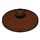 LEGO Reddish Brown Dish 2 x 2 (4740 / 30063)