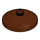 LEGO Reddish Brown Dish 3 x 3 (35268 / 43898)