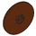 LEGO Reddish Brown Disk 3 x 3 (2723 / 52901)