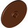 LEGO Reddish Brown Disk 3 x 3 (2723 / 52901)