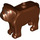 LEGO Reddish Brown Dog - Fang (106241)