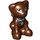 LEGO Reddish Brown Dog with Star Collar (27986 / 31552)