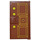 LEGO Reddish Brown Door 1 x 4 x 6 with Stud Handle with Frontdoor with faceted door fillings and many locks Sticker (35290)