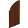 LEGO Reddish Brown Door 1 x 4 x 7 with Rounded Top (24054)