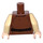 LEGO Reddish Brown Dr. Evazan Minifig Torso (973 / 76382)