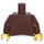 LEGO Reddish Brown Driver with Porsche Shirt Minifig Torso (973 / 76382)