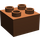 LEGO Rötlich-braun Duplo Backstein 2 x 2 (3437 / 89461)