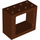 LEGO Brun rougeâtre Duplo Porte Cadre 2 x 4 x 3 avec rebord plat (61649)