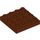 LEGO Brun rougeâtre Duplo assiette 4 x 4 (14721)