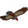 LEGO Roodachtig Bruin Eagle met Rood Hoofd (79792)