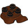 LEGO Reddish Brown Feet 2 x 3 x 2/3 (79750)