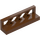 LEGO Roodachtig bruin Schutting 1 x 4 x 1 Lattice (3633)