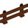 LEGO Reddish Brown Fence 1 x 8 x 2 (6079)