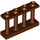 LEGO Reddish Brown Fence Spindled 1 x 4 x 2 with 4 Top Studs (15332)