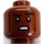 LEGO Roodachtig bruin Finn Minifiguur Hoofd (Verzonken solide nop) (3626 / 23952)