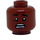 LEGO Reddish Brown Finn Minifigure Head (Recessed Solid Stud) (3626 / 34921)