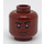 LEGO Rötlich-braun First Order Crew Member (Reddish Brown Kopf) Minifigure Kopf (Einbau-Vollbolzen) (23910 / 34600)