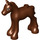 LEGO Brun rougeâtre Foal avec Gros Brown Yeux (11241 / 30432)