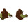 LEGO Reddish Brown Gamorrean Guard Minifig Torso (973 / 76382)