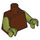 LEGO Reddish Brown Gamorrean Guard Undecorated Torso (973 / 76382)