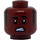 LEGO Roodachtig Bruin GCPD Officer Minifigure Hoofd (Verzonken Solid Stud) (3626 / 34200)