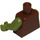 LEGO Reddish Brown Goblin Minifig Torso (973 / 88585)