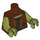 LEGO Reddish Brown Goblin Minifig Torso (973 / 88585)