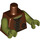 LEGO Rötliches Braun Goblin Minifigur Torso (973 / 88585)