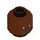 LEGO Reddish Brown Goliath Minifigure Head (Safety Stud) (3274 / 104634)