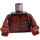 LEGO Reddish Brown Groot Minifig Torso (973 / 76382)