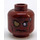 LEGO Reddish Brown Gunner Zombie Head (Recessed Solid Stud) (97389 / 97966)
