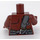LEGO Reddish Brown Gunner Zombie Torso (76382 / 88585)