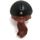 LEGO Reddish Brown Hair with Black Horse Riding Helmet (10216 / 92254)