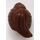 LEGO Brun rougeâtre Cheveux avec Curls et Queue de cheval (13785 / 86220)
