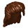 LEGO Rötlich-braun Haar mit Lange Mullet (24072 / 86229)