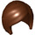 LEGO Reddish Brown Hair with Short Bob Cut (Flexible Rubber) (92259)