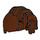 LEGO Rötlich-braun Haar mit Mit Stacheln versehen Bangs und Lange Part to Links (83970)