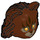LEGO Reddish Brown Hermione Cat Head (79143)