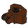 LEGO Reddish Brown Hinge 1 x 2 Locking with Towball Socket (30396 / 51482)