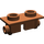 LEGO Brun rougeâtre Charnière 1 x 2 Haut (3938)