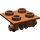 LEGO Reddish Brown Hinge 2 x 2 Top (6134)