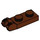 LEGO Reddish Brown Hinge Plate 1 x 2 with Locking Fingers with Groove (44302)