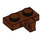 LEGO Roodachtig Bruin Scharnier Plaat 1 x 2 met Verticaal Vergrendelings Stub met Groef aan de onderzijde (44567 / 49716)