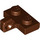 LEGO Reddish Brown Hinge Plate 1 x 2 with Vertical Locking Stub with Bottom Groove (44567 / 49716)